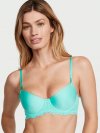 Wicked — бюстгальтер балконет (Balconette Bra) гладкий с кружевом, без подкладки
