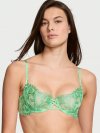 Wicked бюстгальтер-балконет (Balconette Bra) с цветочной вышивкой (Floral Embroidery) в стиле бохо (Boho), без подкладки