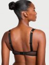Кружевной полу-бюстгальтер Shine Strap (с блестящими бретелями) без поролоновых чашек с глубокой линией декольте