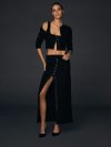 Atelier Victoria's Secret X Altuzarra Мелковязаная майка (Tank Top) с застёжкой на крючки и петли (Hook & Eye)