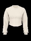 VSX Корсетный пуловер с круглым вырезом из лёгкого трикотажа (Featherweight Knit)