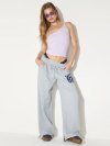Спортивные штаны Campus Fleece™ широкого кроя с разрезами на подоле