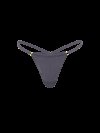 Трусики-стринги (V-String) из кружева с розовым узором, с регулировкой по размеру