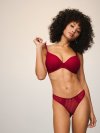 Секси-топ (Sexy Tee) из прозрачной полосатой сетки (Sheer Heritage Stripe) без косточек с эффектом пушап (Wireless Push-Up)