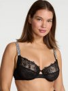 Фантастический (Fabulous) бюстгальтер от Victoria's Secret с сияющими кружевными бретелями без подкладки, полная чашка