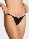 Трусы-бикини со струнками (String Bikini) из хлопкового стрейчевого (Stretch) полотна с кружевом (Lace) «Сердечки» (Heart)