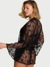 Мини-халат (Mini Robe) из кружева с вышивкой Cherry Pop