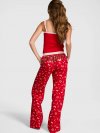 Пижамные брюки из фланели PINK x LoveShackFancy