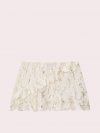 PINK x LoveShackFancy мини-юбка из сатина (Satin) с воланами (Ruffle)