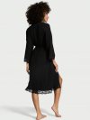 SoSoft™ Халат с кружевной отделкой из модала