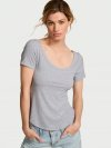VS Iconic Rib — футболка с глубоким округлым вырезом (Scoop Tee)