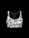 PINK Relay™ Двухсторонний спортивный топ с крестообразной спинкой (Racerback)
