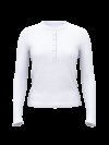 Свободная футболка (Tee) в рубчик (Rib) с длинным рукавом в стиле хенли (Henley)