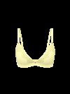 Хлопковый треугольный бюстгальтер (Bralette) с эффектом теневых полосок, без подкладки