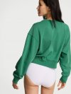 Укороченная кофта Off-Duty с круглым воротом из френч-терри (French Terry)