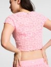 Футболка крючком с цветочным узором (Floral Crochet Cover-Up Tee)