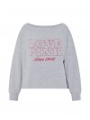 Свитшот (Sweatshirt) Campus Fleece™ с рёберной отделкой и открытыми плечами