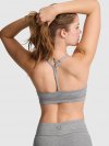 PINK Relay™ Спортивный бюстгальтер со сборкой и глубоким вырезом