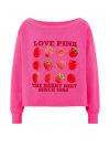 Свитшот (Sweatshirt) Campus Fleece™ с рёберной отделкой и открытыми плечами