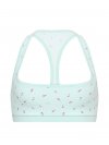 Хлопковый бралетт (Bralette) без подкладки с крученными лямками (Racerback)