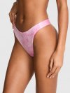 Стринги хлопковые с высокой линией бёдер (Logo Cotton High-Leg Thong Panty)