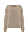Свитшот (Sweatshirt) для отдыха из трикотажа (Terry) с горлом-лодочкой (Boatneck)