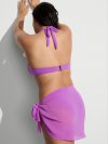 Прозрачное мини-парео с креп-фактурой (Sheer Crinkle Mini Sarong)