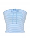All-Day Cotton™ топ-труба (Tube Top) со сборками (Ruched) и завязкой спереди (Front-Tie)
