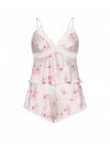 Комплект из майки и шортов с бабочками жаккард (Butterflies Jacquard Cami & Short Set)