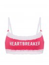 Хлопковый бралетт (Bralette) без подкладки с кружевной отделкой и округлым вырезом