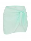 Прозрачное мини-парео с креп-фактурой (Sheer Crinkle Mini Sarong)