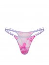 Тонги (thong) микро с ремешками (strappy) из сетки (mesh) — трусики (panty)