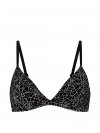 Хлопковый треугольный бра (bralette) без подкладки