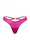Гладкие трусики-стринги (Thong Panty) с ремешками на спине и высоким вырезом ног