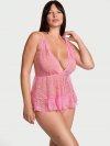Комплект бэбидолл (Babydoll) Tease из кружева с глубоким вырезом