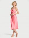 Сатиновое миди-платье-слип (Slip Dress)
