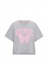 PINK | Elle укороченная футболка из хлопка Campus Cotton™
