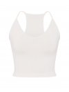 Гладкий бесшовный топ (Tank Top) со спортивной спинкой (Racerback)