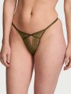 Кружевные трусики V-стринги (V-String) из розового кружева (Rose Lace) с ремешками (Strappy) и вырезами (Cut-Out)