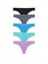 5 в упаковке бесшовные (seamless) трусики-стринги (thong panties)