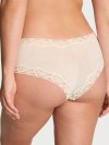 Хлопковые трусики с кружевным поясом и смещённой посадкой (Cheeky)
