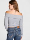 Вседневный хлопок™ (All-Day Cotton™) Укороченный топ (Cropped Top) с открытыми плечами (Off-The-Shoulder)