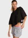 Футболка (Crop Tee) из 100% хлопка свободного кроя (Oversized), укороченная (Crop)