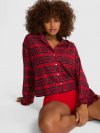 Ночная рубашка Favorite Flannel на пуговицах с оборками