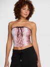 All-Day Cotton™ топ-труба (Tube Top) со сборками (Ruched) и завязкой спереди (Front-Tie)