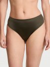 Стринги (Thong Panty) с высоким блеском (High-Shine) и средней посадкой (Mid-Rise), невидимые (No-Show)