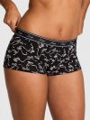 Трусики-шорты (Boyshort) из хлопкового трикотажа с логотипом