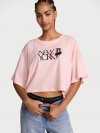 Футболка (Crop Tee) из 100% хлопка свободного кроя (Oversized), укороченная (Crop)