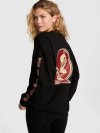 Campus Fleece™ Свитшот (sweatshirt) с блёстками (bling) и круглым воротником (crew)
