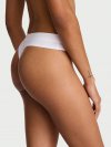 Logo Cotton Shine Patch Thong Panty